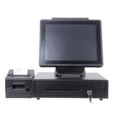 High Quality 15" Touch Screen Epos System All in One POS Terminal Cash Register Machine for Restaurant JJ-3500