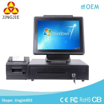 Point of Sale Base Station and Cash Register for Restaurant with Intel Core i3